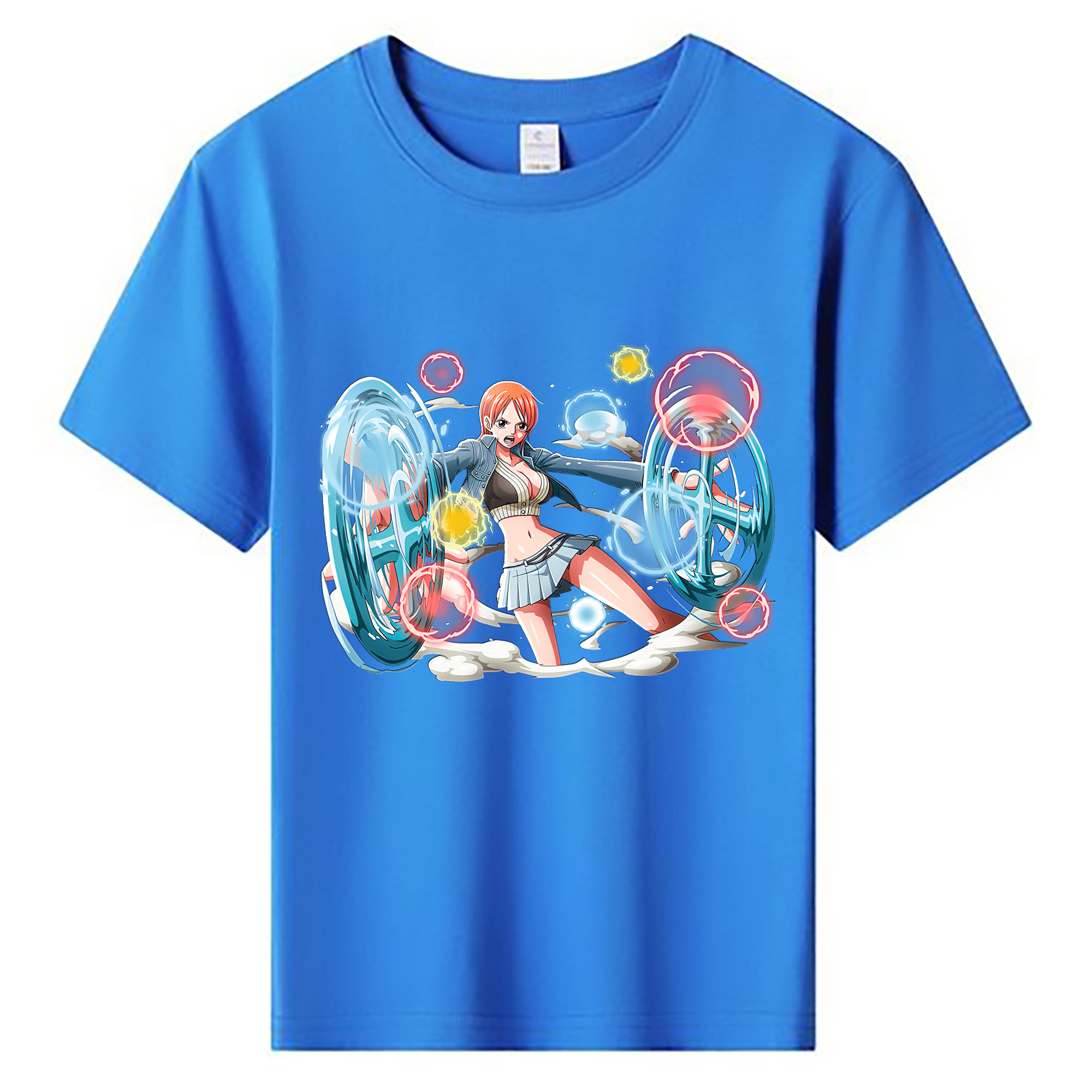 ワンピース ナミ ONE PIECE Nami 綿100％キッズTシャツ（フロントプリント）